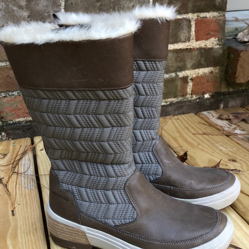Merrell women’s 11” fur lined boots